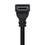 Aisens Cable HDMI V2.0 Acodado Premium 4K 60Hz 1m Negro